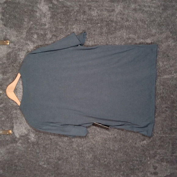 Fox Blue Short Sleeve Tee with Logo Dryrelease Freshguard Mens XXL - Picture 3 of 9